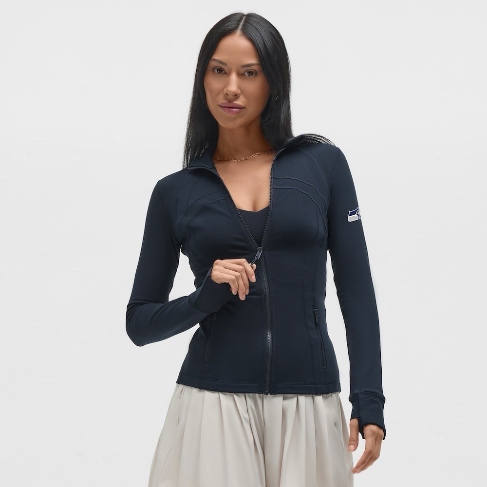 Lululemon x Seattle Seahawks NFL Women's 4 Define Jacket *Luon Navy Blue - New